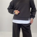 coordinato in tessuto elasticizzato punto milano